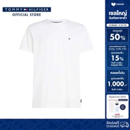 Tommy Hilfiger เสื้อยืดแขนสั้นผู้ชาย รุ่น MW0MW33202 YBR - สีขาว