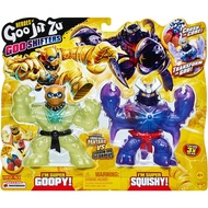 Heroes of Goo Jit Zu Goo Shifters Liquid Gold Pantaro VS Shadow Orb Scorpius Versus Pack, Two Stretchy, Squishy Goo Filled Toys with a Unique Goo Transformation