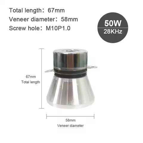 CHY SONIC 28KHz 50W Professional Ultrasonic transducer Piezoceramics Sensor Ultrasonic cleaner vibra