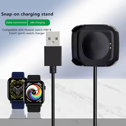 1Pc Smart Watch Magnetic Charger Charging Cable USB Chargeable Adapter For HW18 Smartwatch‘