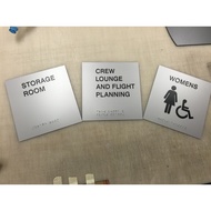 Fully Customized Acrylic name plate/acrylic signage/perspex signage/door plate/wall plate/Plat nama 