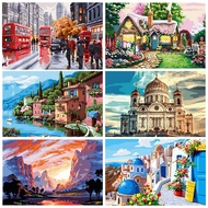 Colour Talk DIY Oil Painting  Paint by Number Kits - 15 pictures to choose 16x20 Inch（40*50cm）数字油画