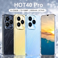 Hot40 Pro NEW 4G/5G Smartphone 6.7inch Ultra-Clear Full-Screen Mobile Phone Memory 8GB RAM+256GB ROM
