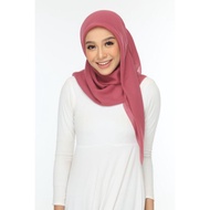 Tudung Bawal Cotton Square 45 - Red Crush Berry