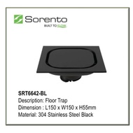 Sorento SRT6642-BL SUS304 Anti Odour Floor Trap 150 x 150mm