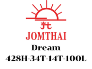 ชุดโซ่สเตอร์ 428 Jomthai รุ่นเวฟ 125 รุ่นเวฟ100 รุ่นดรีม 110