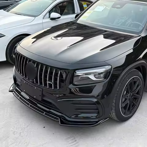 For Mercedes-Benz GLB-Class X247 GLB220 GLB35 AMG 2024+ Front Bumper Spoiler Lip Lower Body Kit Diff