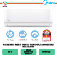 Midea MSXE-13CRDN8 Xtreme Series Inverter 32 Wall Mounted Split Air Conditioner Air Cond 1.5 HP 4 Star Rating Smart Control MSXE13CRDN8 Penghawa Dingin