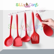 Silicone Cooking Utensils 5-piece Set Cooking Tools Cooking Utensil Nonstick Wok Spatula Set Silicon