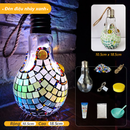 Bộ Kit DIY bóng đèn thủy tinh bằng đá Mosaic đẹp mắt trang trí cho không gian lãng mạn