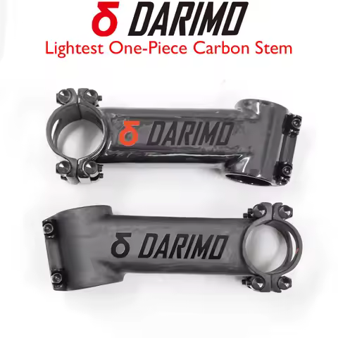 DARIMO Carbon Fiber Stem 31.8mm OD1 -12/-17/-6° Angles 60-120mm 3K/UD Matte for Road/x-cross/MTB Fit