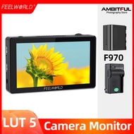 FEELWORLD LUT5 5.5นิ้ว Ultra Ultra Bright 3000nit 4K HDMI อินพุตเอาต์พุต Touch Screen DSLR กล้องจอภา