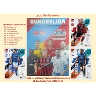 [2.Bundesliga Part 2 (388-413)] 2021/22 Match Attax Bundesliga Normal Cards