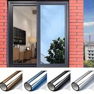 1 Roll Multi-Size One Way Mirror Window Film Privacy Sun Blocking Window Glass Sticker Heat Control 