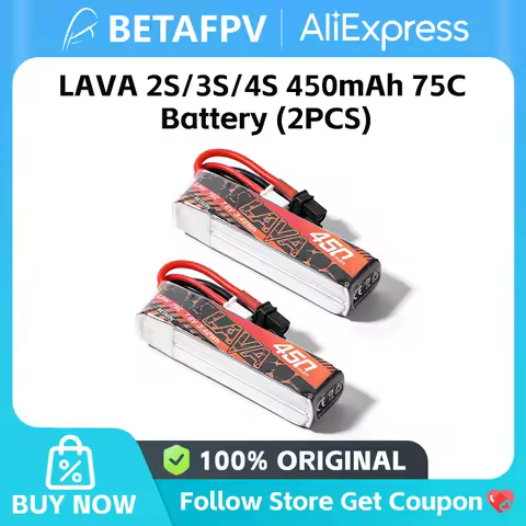 BETAFPV LAVA 2S/3S/4S 450mAh 75C Battery (2PCS) for Pavo Pico Pavo20