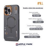 IPhone M1 Anti-Fingerprint Magnetic Case Skin-Friendly,For iPhone 15 Pro Max 14 Pro Max 13 Pro 12 Pr