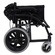 Longevity Spring Manual Wheelchair Lightweight Folding Elderly Wheelchair Ferry Walking Aid