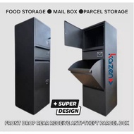 [FOOD STORAGE + LETTER BOX + PARCEL STORAGE] Private Household Anti-Theft Parcel Drop & Front Drop B