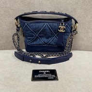 「JL精品代購」9新 Chanel 香奈兒 牛仔 流浪包