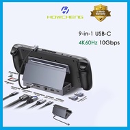 UGREEN Revodok Steam Deck Dock: 9-in-1 USB-C Hub - 4K@60Hz, 10Gbps USB-A & C, 1000Mbps Ethernet, PD 