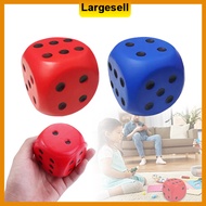 6cm Soft Foam Dice Squeezable 6 Sided Sponge Dice Stress Relieve Foam Toys Dice