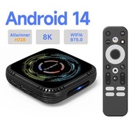 Transpeed Allwinner H728 Android 14 TV BOX Dual Wif 6 32G64G Octa-Core ARM Cortex A55 Support 8K HDR
