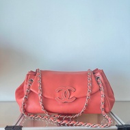 Chanel classic vintage leather chain shoulder bag tote CC logo 經典中古復古香奈兒小香真皮鏈條半月包腋下包上膊飛機袋大袋托特包元寶包#V193