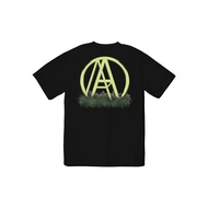 AGAINST LAB GRASS LOGO TEE (BLACK)