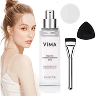 Vima Changing Foundation, Vima Cosmetics, Vima Color Changing Foundation for Older Women, Vima Magic