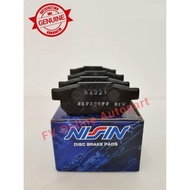 NISSIN - REAR BRAKE PADS HONDA TMO, SR4, SEL, SAA, SR3, SO4, SF1, CA3 (43022-SR3-G01J) (NPO-108W)