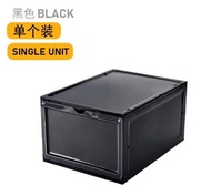 Lower Flip Design Stackable Shoe Storage Box Plastic Basketball Foldable Display Cabinet Box Kotak P