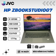 Laptop Trạm Workstation HP ZBOOKSTUDIOG7 core i7 10750H ram 16gb ssd 512 15.6inch pin>4h liên tục