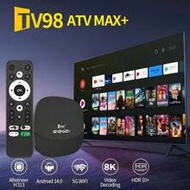 Android 14 TV Box 64GB, Android H313 WiFi 6 4G/5G 8K 4K AV1 Full HD Smart Media Player, Voice Contro