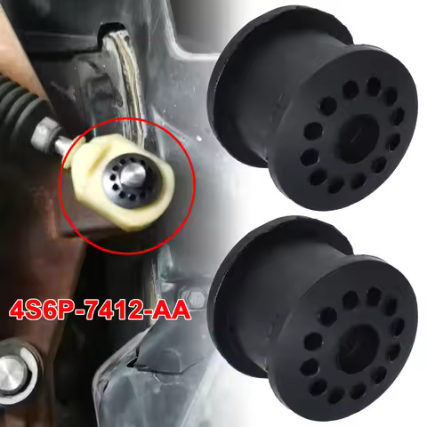 2PCS Manual Transmission Gearbox Transfer Case Shift Rod Lever Linkage Cable Bushing Repair For Ford