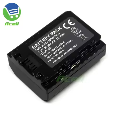 NP-FZ100 Battery for SONY a1/ a6700/ a7CII/ a7 III/ a7R III/ a7R IV/ a7R V/ a7S III/ a7 IV/ a9/ a9II