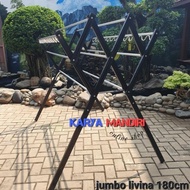 JUMBO - Jemuran Lipat / Jemuran Baju Aluminium / jemuran  pakaian / 180 Cm / 1,8 M