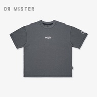 DR MISTER Pixelature Washed Tee - Grey