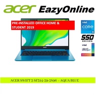 Acer Swift 3 SF314-59-5896 Aqua Blue 14'' FHD Laptop ( I5-1135G7, 8GB, 512GB SSD, Intel, W10, HS )