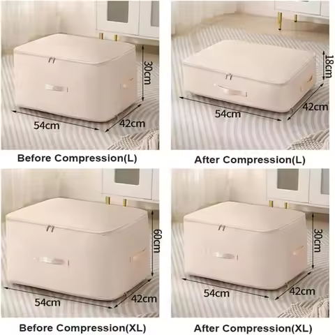 Self Compression Organizer Duvet Storage Bag Large Capacity Self Compression Moving Organizer Bags H