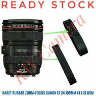 Zoom Rubber + Canon EF 24-105mm F4 L IS USM Rubber FOCUS FOCUS Zoom Lens 24-105 mm Mark 1
