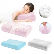 White/Blue/Pink Pillowcase Soft Pillow Cover Case Memory Foam Pillow 50x30x9cm