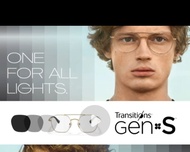 E-9001 Essilor Transitions GEN S Index1.5Crizal Rocks LAB-RX Ariwear