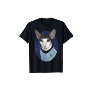 The Original Series Spock Cat Portrait T-Shirt