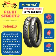 (70/90-17) Vỏ xe Michelin Pilot Street 2 70/90-17 M/C TL cho dòng xe số - Vỏ không ruột