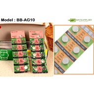 BB-AG10 10pcs 1.55v Watch Battery (AG10 LR1130W)