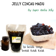 Jelly cincau madu  500gr by super aneka jelly /minuman/ cincau /madu