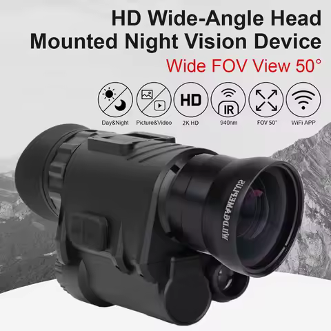 NVG30 helmet night vision goggles gen3 wide view 50° Hunting Camera 940nm infrared wifi digital nigh