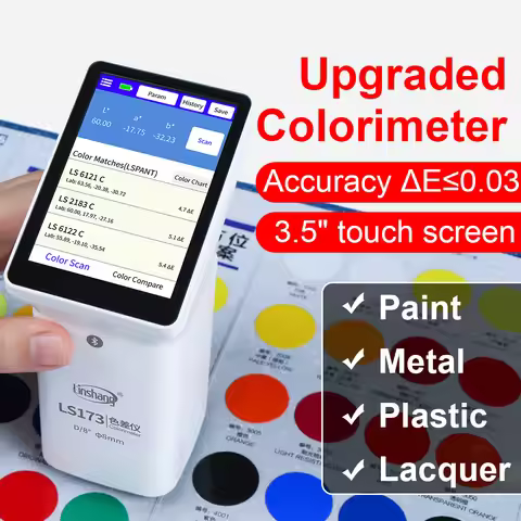 Digital Colorimeter Portable Colormeter LS173 D/8° Professional Linshang Color Measuring Device for 