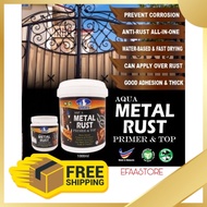 1L Aqua Metal Rust Primer Otter •ANTI-RUST ALL-IN-ONE •WATER-BASED •FAST DRYING •CAN APPLY OVER RUST
