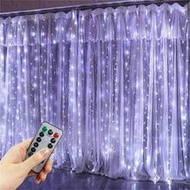 300 LED Christmas Window Curtain Lights - 9.8FT USB Powered Fairy String Lights, 8 Modes, Ideal For 